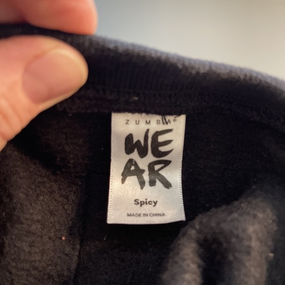 Zumba Adult Small Black Gym‎ Fitness Activewear Pullover Sweatshirt - Picture 9 of 12